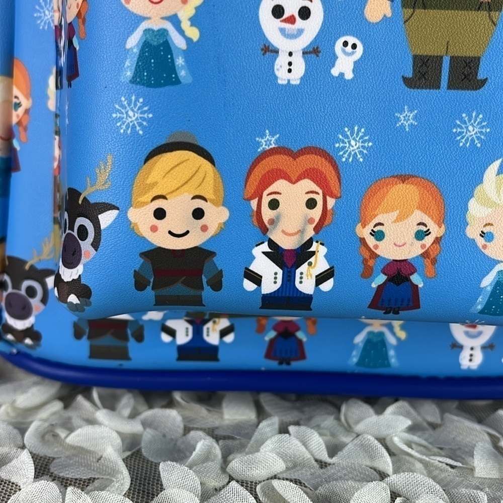 NWT! Disney Loungefly Frozen Chibi Mini Backpack - Picture 3 of 7